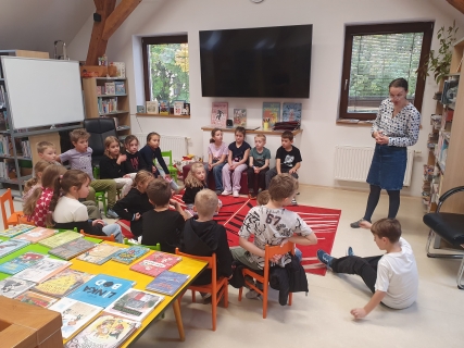 Podzimní návštěva knihovny
